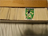 Box of Sports Cards