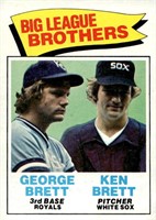 1977 Topps #631 George Brett / Ken Brett PR