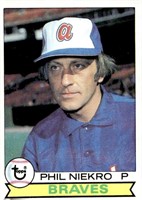 1979 Topps #595 Phil Niekro VG