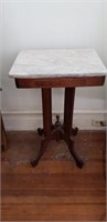 Pair of Marble Top Lamp Tables