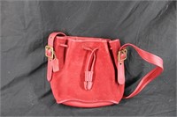 Red Coach Shoulder Bag
