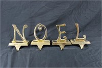 "Noel" Stocking Hangers