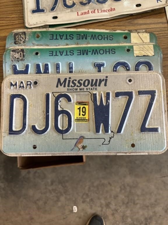 License plates