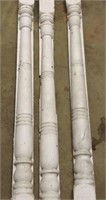 3 Half posts - architectural pillars