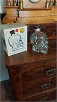 Crystal skull head bottle