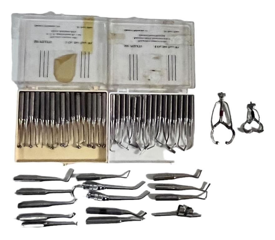 Vintage Stainless Steel Dental Tools