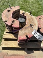 IH split wheel weights, bid X4