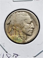 Acid Restored Date 1918 Buffalo Nickel