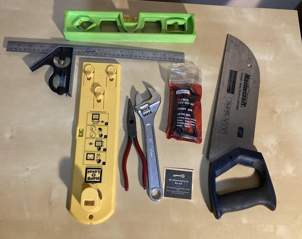 Lot of Assorted Household Hand Tools