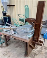 Steel Welding Table - Outside Yard Area