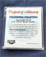 .999 pure silver 1 ounce silver eagle President
