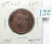 1841 Specie Payments Suspended Hard Times Token
