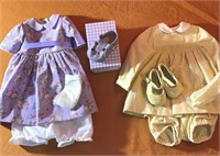 Sasha Ruths Dolls 2 dresses/leather shoes in box