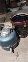 Champion metal ceramic lined jug and drum tin