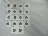 1942-59 CDN 5 CENT COINS