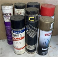 Spray Adhesives, Enamel, Gloss Paint, and