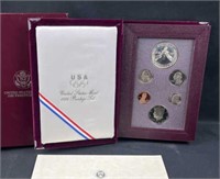 1988 US Prestige Proof Set w/ Silver Dollar