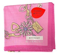 Givenchy Pink Charm Patterned Scarf