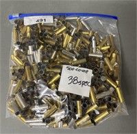 500ct Once Fired .38 Special Brass