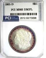 1921-D Morgan MS65 DMPL LISTS $21500 RARITY