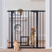 SEALED - Mumeasy 36" High Extra Tall Baby Gate wit