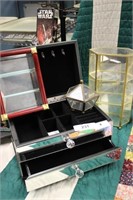 4PC COLLECTION OF DISPLAYS AND JEWLREY BOX