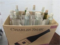 12 Wine Bottles with Corks