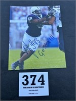 Signed Penn State Maurice Evans 8x10 Photo