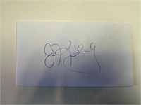 Jim Kelly Cut Autograph