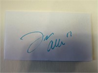 josh Allen Cut Autograph