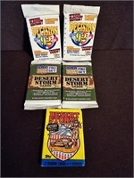 5PCKS VINTAGE TRADING CARDS