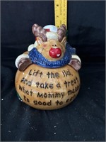 reindeer cookie jar