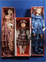 2 NIB Josephina Collection Porcelain Dolls &
