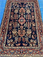 Hand Knotted Persian Sarouk 6.10x4.4 ft
