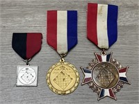 (3) Vintage Medals