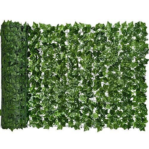 DearHouse 118x39.4in Artificial Ivy Privacy Fence