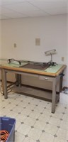 5 Ft. Drafting Table w/ 2 Lamps