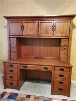 Mission Style Desk/Hutch (you disassemble)