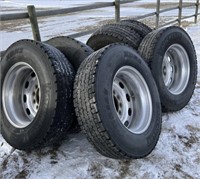 Set of 8 Michelin XDN2 11R24.5 Tires - Each