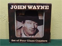 John Wayne Glass Drink Coasters - Set Of Four - Ne