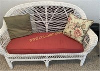 wicker couch
