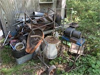 Scrap Iron Pile By Lower Shed