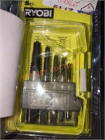 RYOBI 5pc. Spiral Screw Extractor set