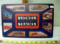 Lionel Legendary Trains Aluminum Sign 12"x8"
