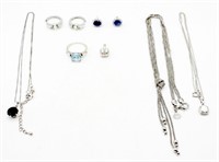 925 Silver Jewelry Lot