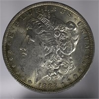 1882-O/S Strong Morgan Dollar Variety Toned