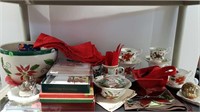 LARGE ASSORTMENT OF CHRISTMAS ITEMS