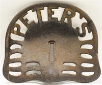 Vintage Cast Iron Peter's Tractor Seat