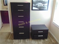 Six drawer chest, two drawer chest