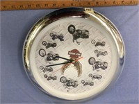 Harley Davidson wall clock, with sound on the hour